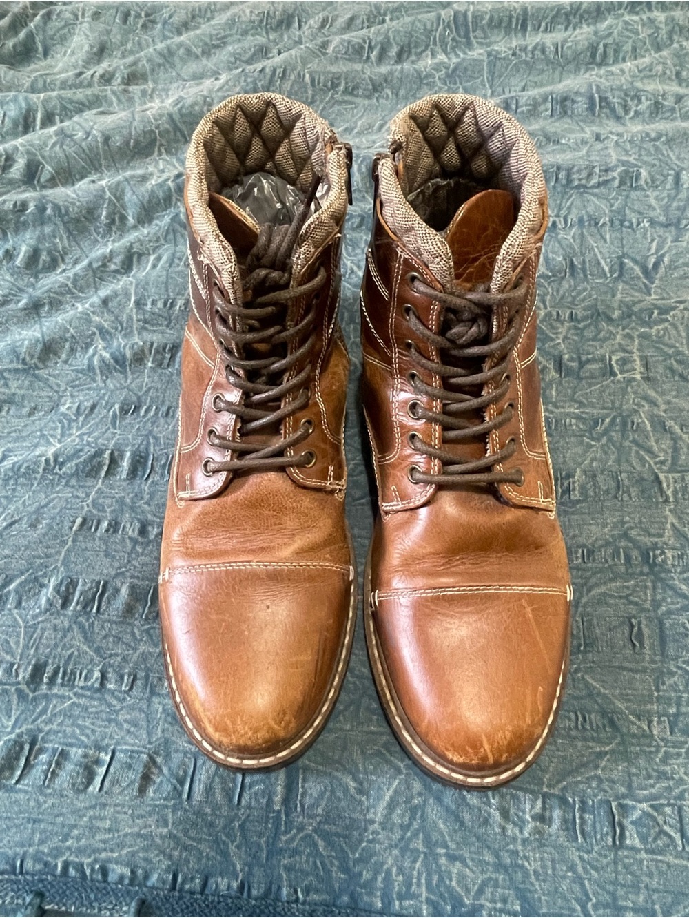 Mens Leather CREVO boots - 10